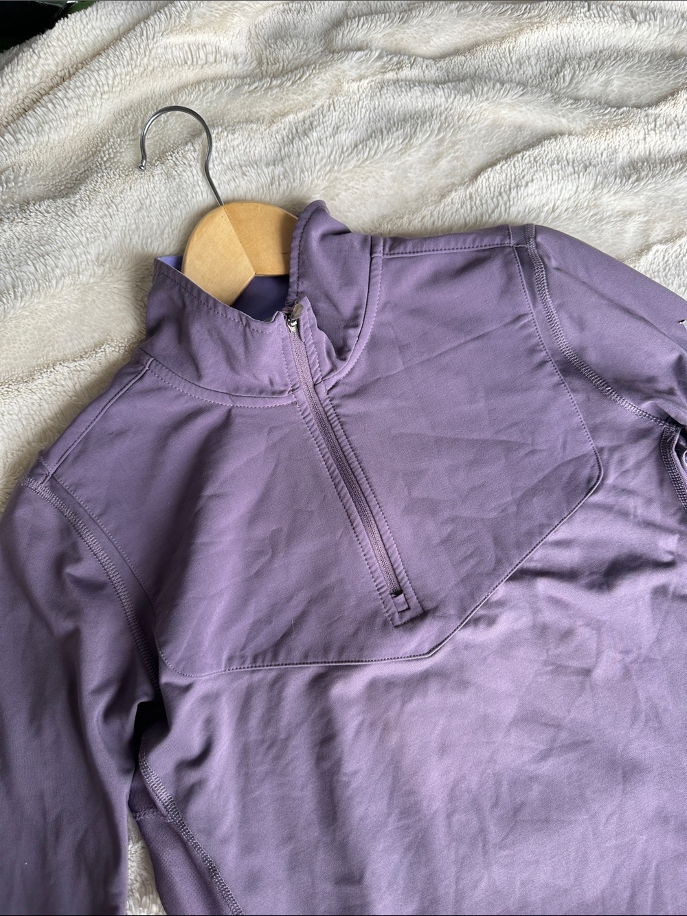 Nike Women’s Lavender Half-Zip Performance Sweater